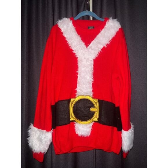 Ugly Christmas Sweater Xmas Size Large - Picture 1 of 3